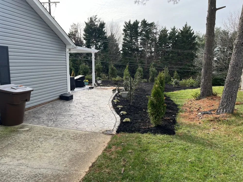 Custom garden landscaping in Greensboro, NC - Sage Green Lawn Care