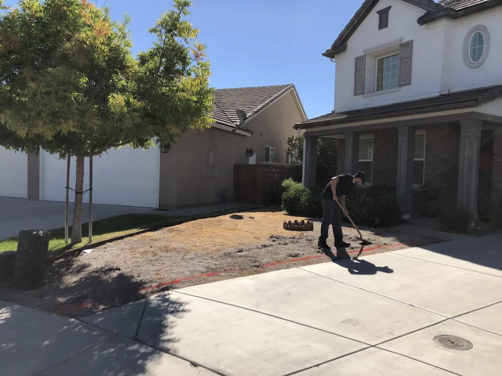 Custom landscape installation with custom design across Perris, CA - Sage Landcrafters