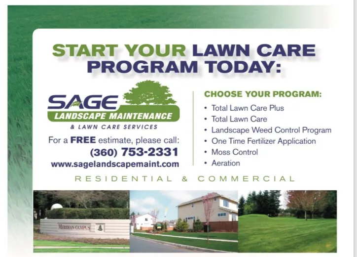 Expert lawn care service in Olympia, WA by Sage Landscape Maintenance
