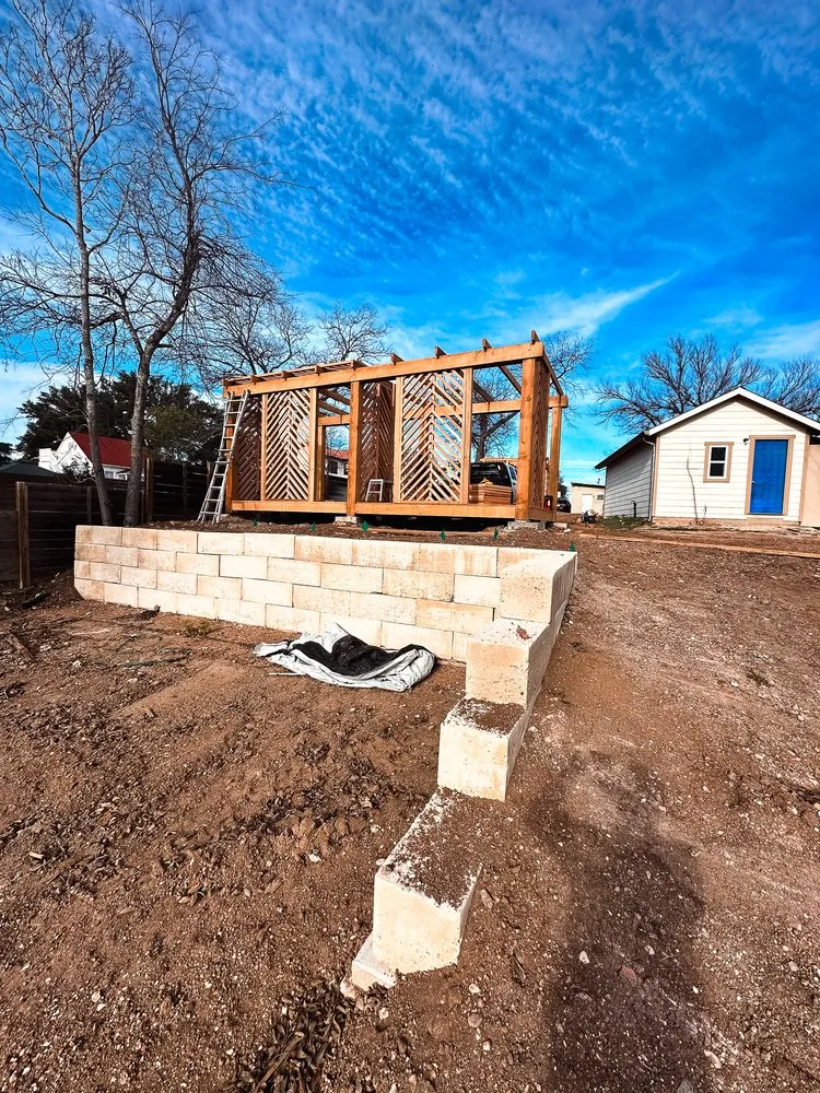 Affordable landscape installation in Fredericksburg, TX by Sagebrush Outdoor Services