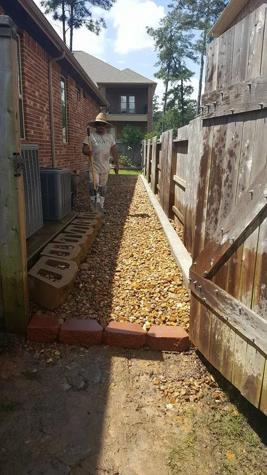 Affordable yard cleanup service for homes in Spring, TX by Sago's Landscaping