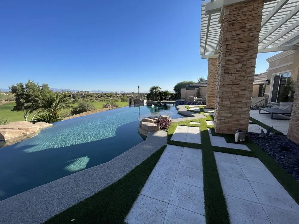 Trusted landscaping services for homes in Las Vegas, NV by Saguaro Landscapes