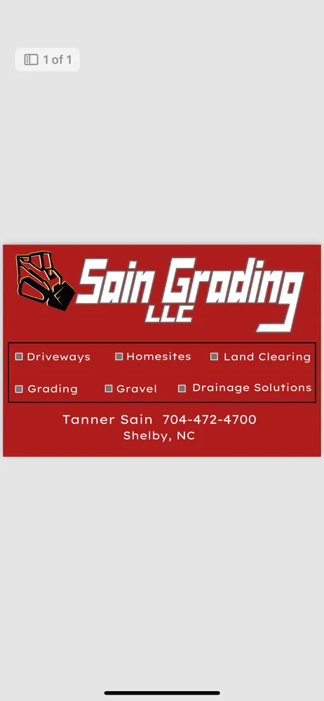 Custom landscaping services experts serving Lawndale, NC - Sain Grading