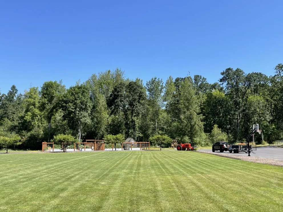 Reliable lawn mowing service for beautiful yards in Woodburn, OR by Saints Maintenance