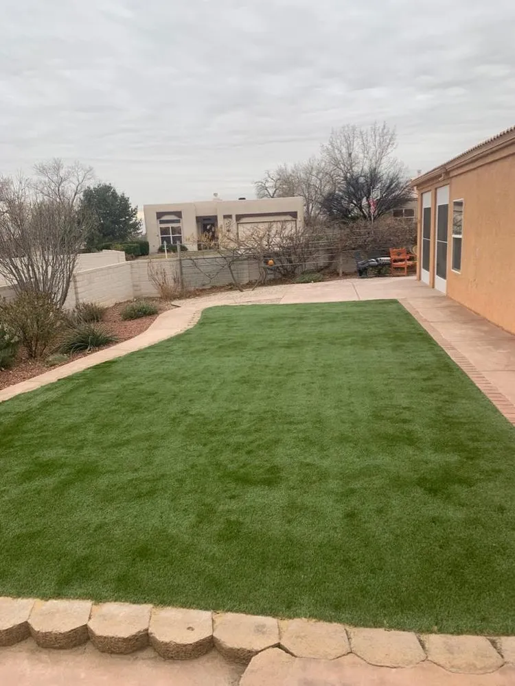 Affordable lawn mowing service for year-round maintenance in Albuquerque, NM by Salas Landscaping