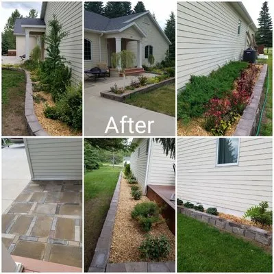 Salawn's lawncare and landscaping Logo