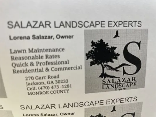 Salazar Landscape Experts Logo
