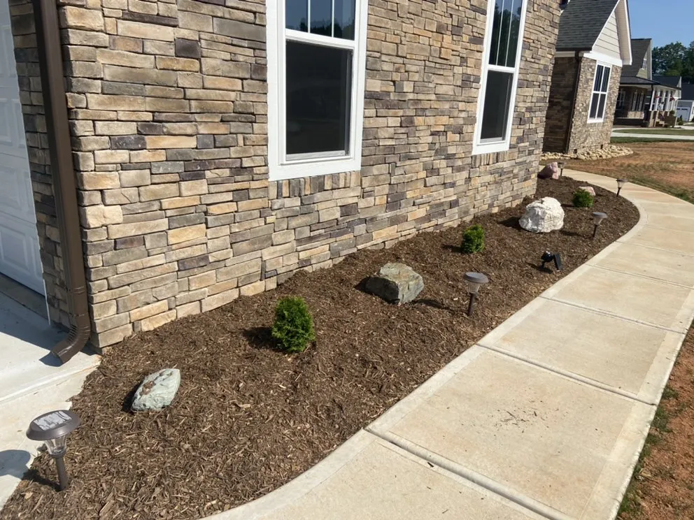 Custom yard cleanup service for residential properties in Cleveland, NC by Salazar Landscaping And Tree Services