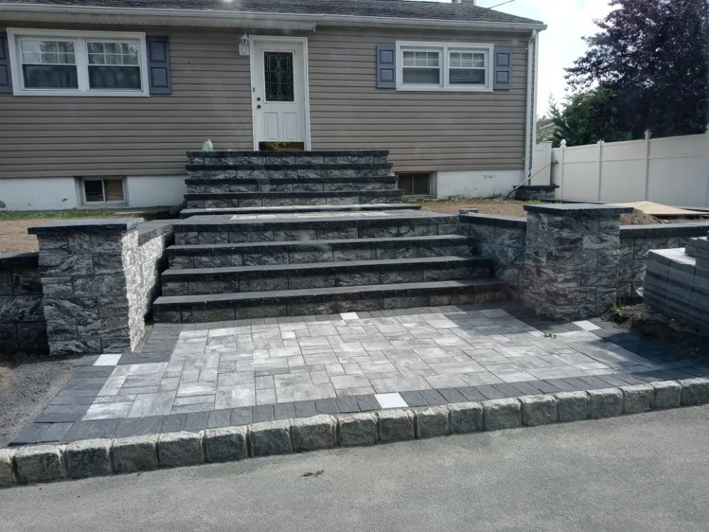 Expert yard cleanup service with custom design in Passaic, NJ by Salazar landscaping