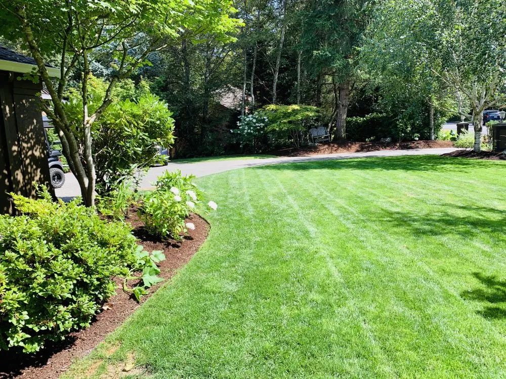 Custom landscape installation in University Place, WA by Salazar’s Landscaping