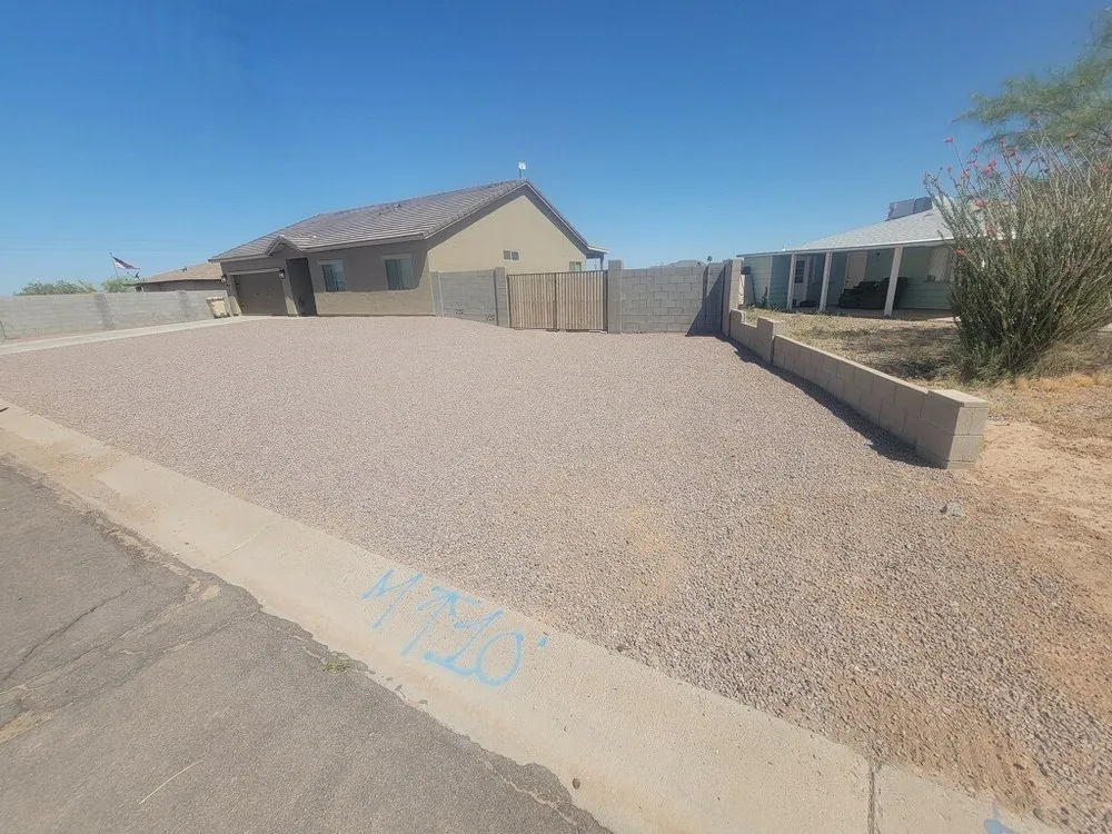 Custom garden landscaping in Casa Grande, AZ by Salcedo's Landscaping