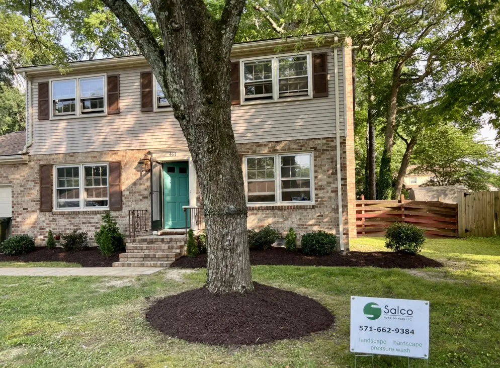 Local yard maintenance for beautiful yards in Norfolk, VA by Salco Home Services