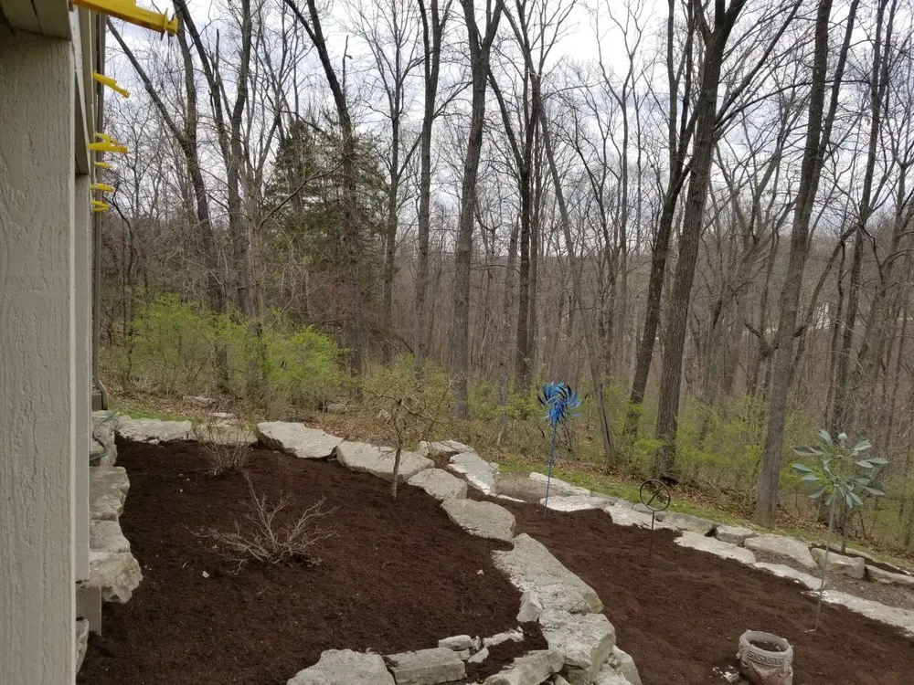 Custom landscaping services for beautiful yards in Fairview Heights, IL by Saldana's Company