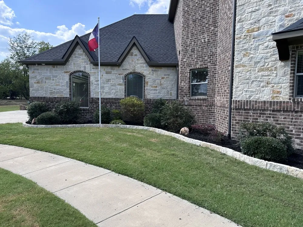 Professional garden landscaping for outdoor upgrades in Garland, TX by Saldi Property Management