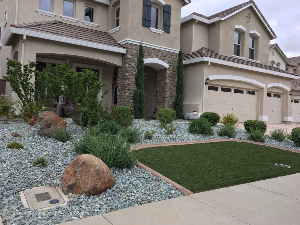Reliable lawn mowing service with custom design across Elk Grove, CA - Salen's Landscaping