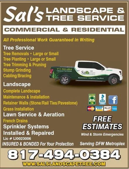 Reliable landscape installation near you across Fort Worth, TX - Sal's Landscape & Tree Service
