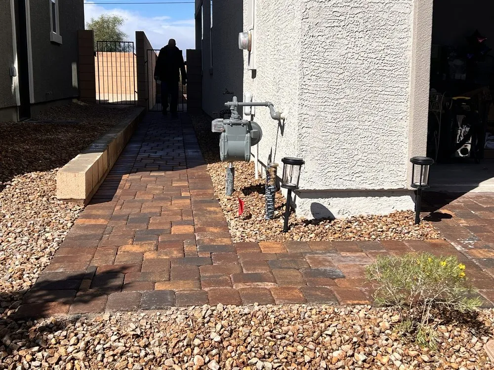 Local landscape installation with custom design in Las Vegas, NV by Sal's Landscaping and Maintenance
