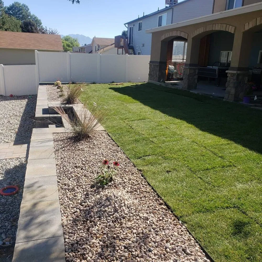 Professional landscape installation for beautiful yards in West Valley City, UT by SaltScapes Landscaping