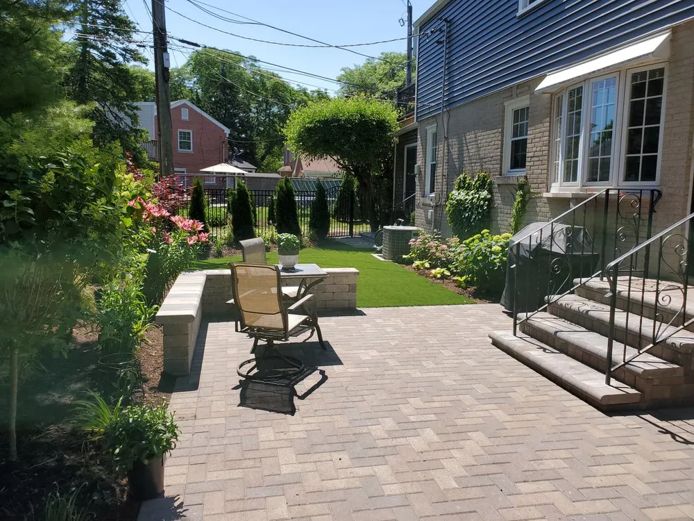 Custom landscape installation for year-round maintenance across Chicago, IL - Salvador's Landscaping