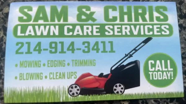 Sam & Chris Lawn Care Services Logo
