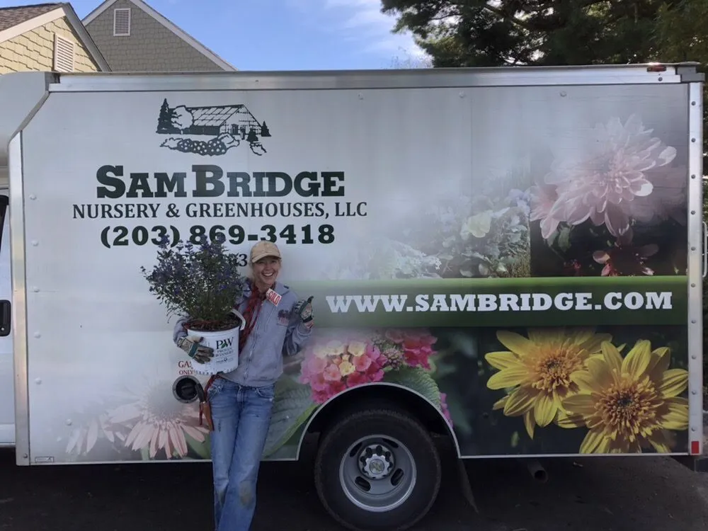 Local garden landscaping with custom design across Greenwich, CT - Sam Bridge Nursery & Greenhouses