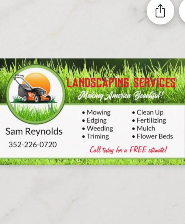 Professional yard maintenance in Newberry, FL - Sam Reynolds