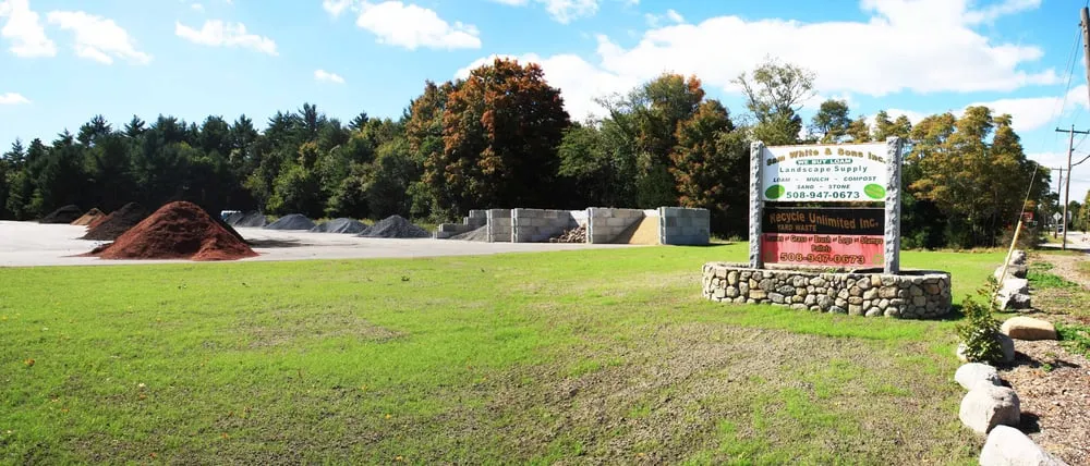 Reliable outdoor landscaping for homes in Middleboro, MA by Sam White & Sons Inc