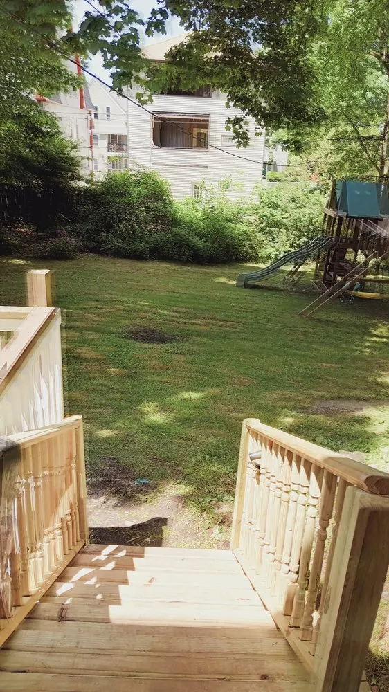 Custom landscape design with custom design across Worcester, MA - Sammy's Handy Master Service