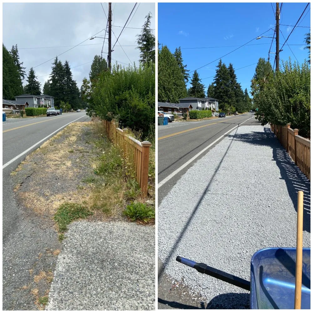 Custom yard maintenance in Woodinville, WA by Samphire's Lawn Care