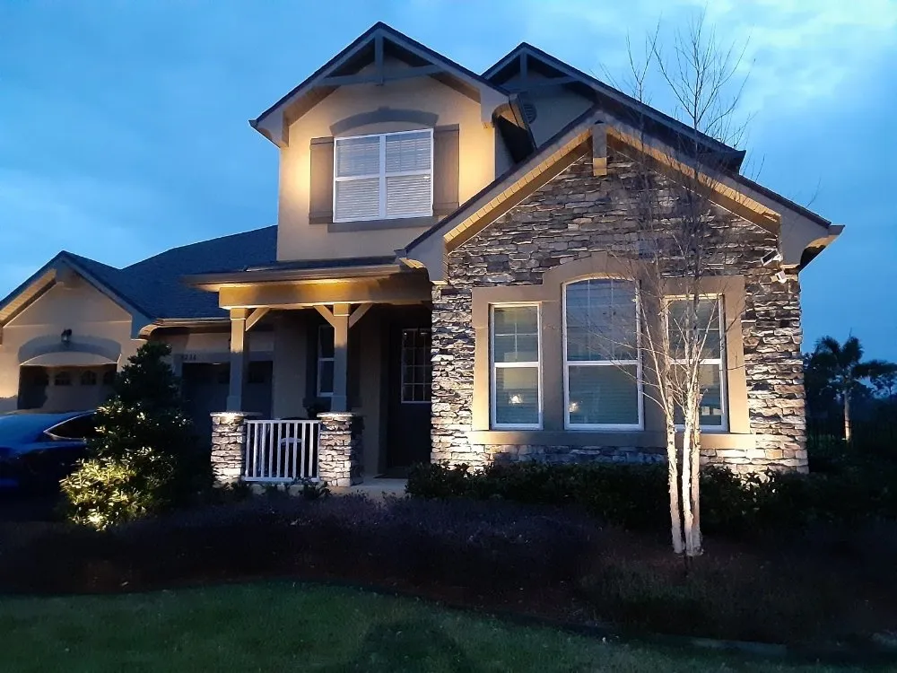 Professional lawn mowing service for beautiful yards in Orlando, FL by Sam's French Drains and Landscape