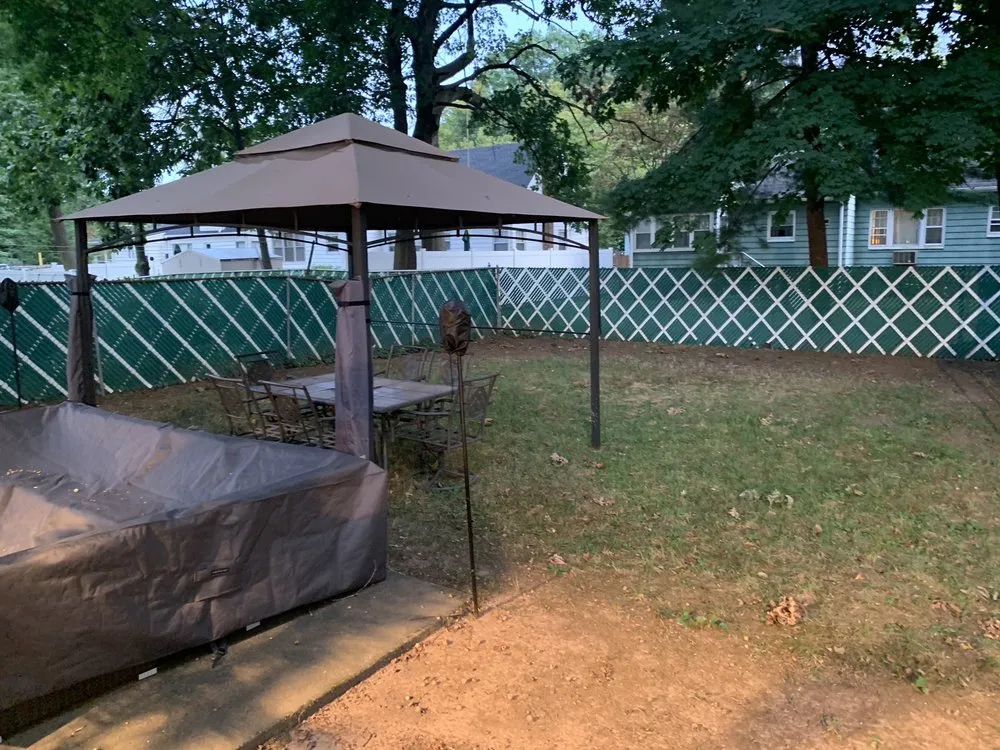 Custom outdoor landscaping for year-round maintenance in Linden, NJ by Sam's Landscaping