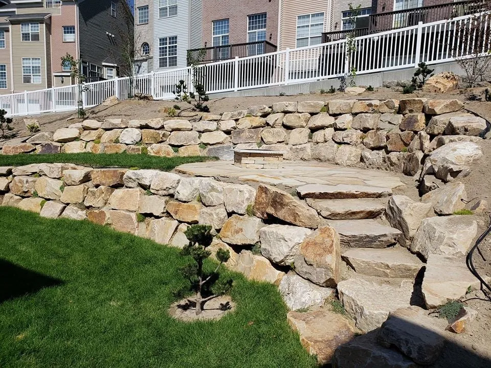 Professional garden landscaping with custom design across West Jordan, UT - Sam's Landscaping