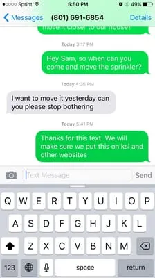 Sam's Lawn Service & Landscaping Logo