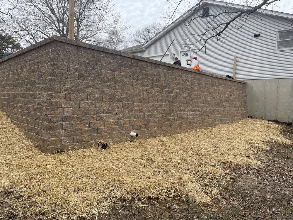 Professional landscape installation for homes across Pacific, MO - Sam's Retaining Walls