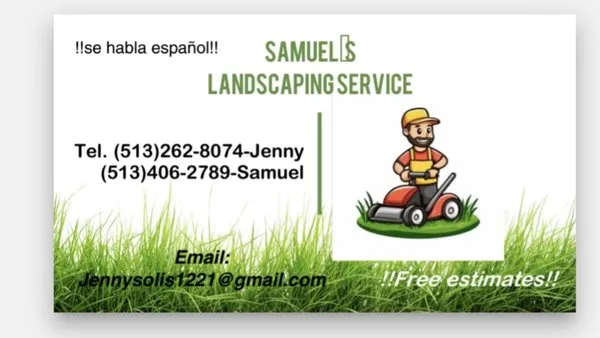 Samuels Landscaping Service Logo