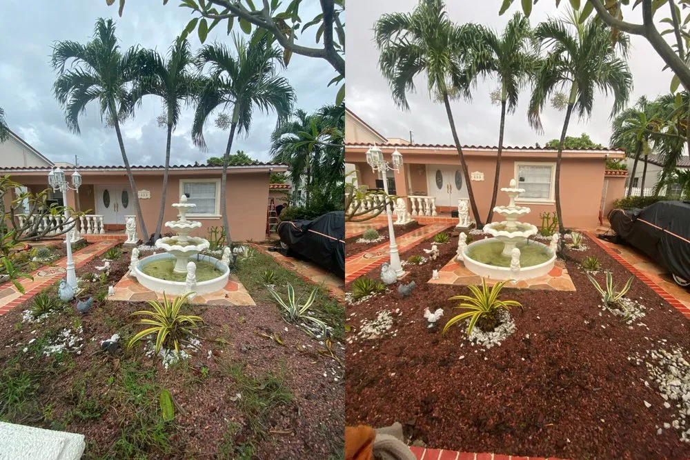 Top-rated yard cleanup service for outdoor upgrades in Miami Gardens, FL by Samurai Landscaping
