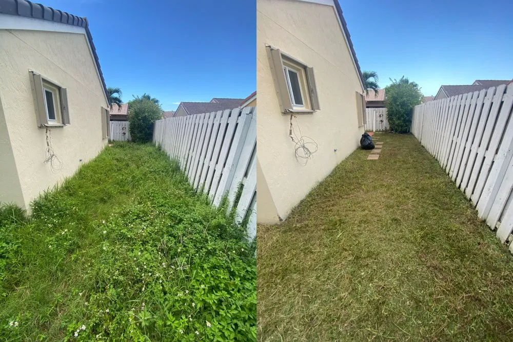 Professional yard cleanup service with custom design across Miami Gardens, FL - Samurai Landscaping