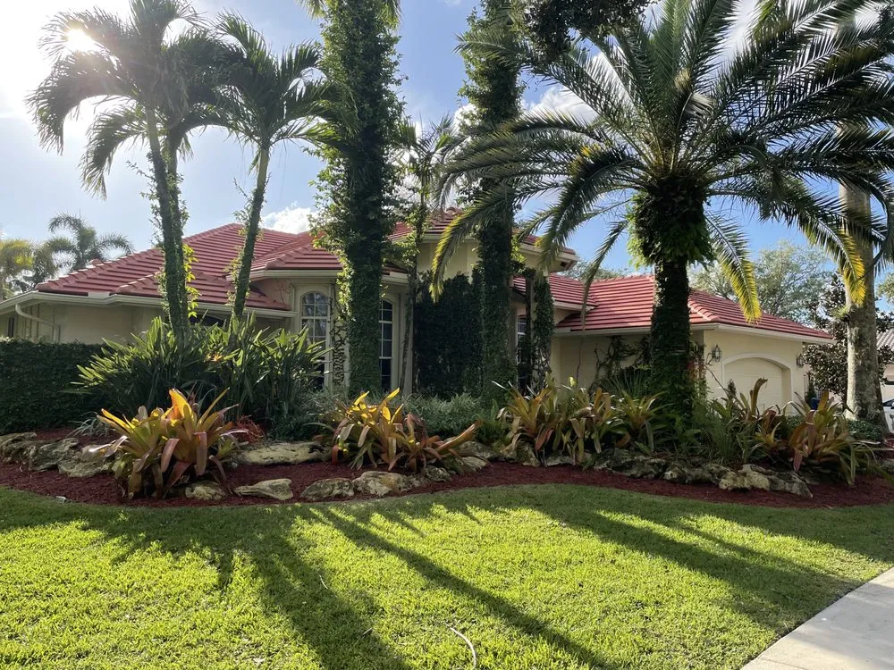 Affordable garden landscaping for beautiful yards across Pompano Beach, FL - Samy Ramos Landscaping