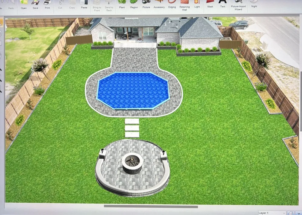 Custom outdoor landscaping experts serving San Angelo, TX - San Angelo Lawn Care Services