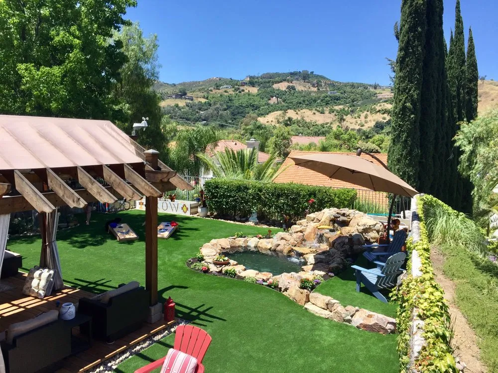 Local lawn mowing service experts serving Oceanside, CA - San Diego Ponds | Koi Pond Installer