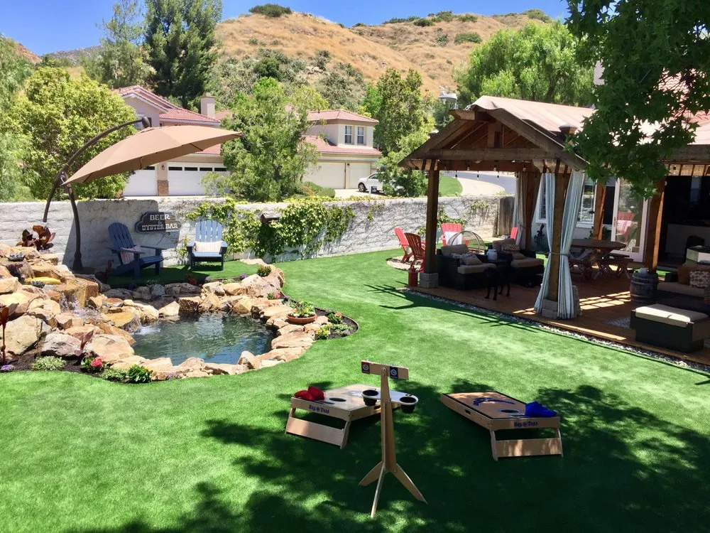 Professional yard cleanup service for year-round maintenance in Oceanside, CA by San Diego Ponds | Koi Pond Installer