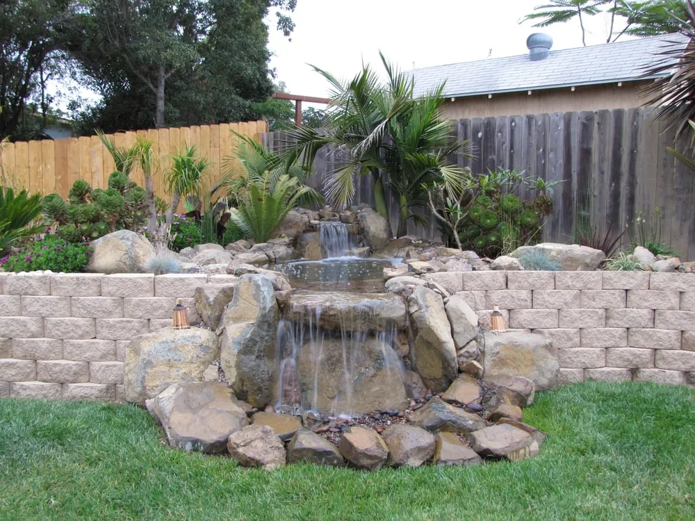 Reliable lawn mowing service in Oceanside, CA by San Diego Ponds | Koi Pond Installer