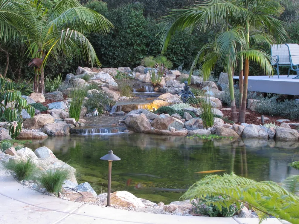 Local lawn mowing service in Oceanside, CA - San Diego Ponds | Koi Pond Installer