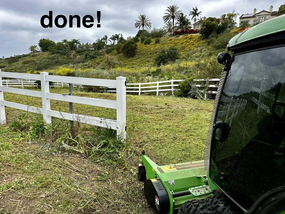 Affordable lawn mowing service for homes in Fallbrook, CA by San Diego Weed Mowing