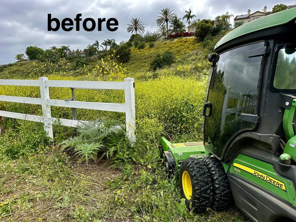 Top-rated yard maintenance in Fallbrook, CA - San Diego Weed Mowing