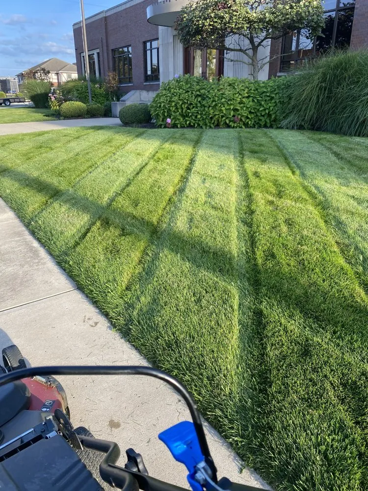 Affordable lawn mowing service with custom design in Marion, IN by San Jose Lawncare and Landscaping Services