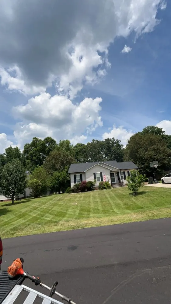 Local landscape installation for residential properties in Thomasville, NC by Sanchez Brothers Lawn & Landscaping
