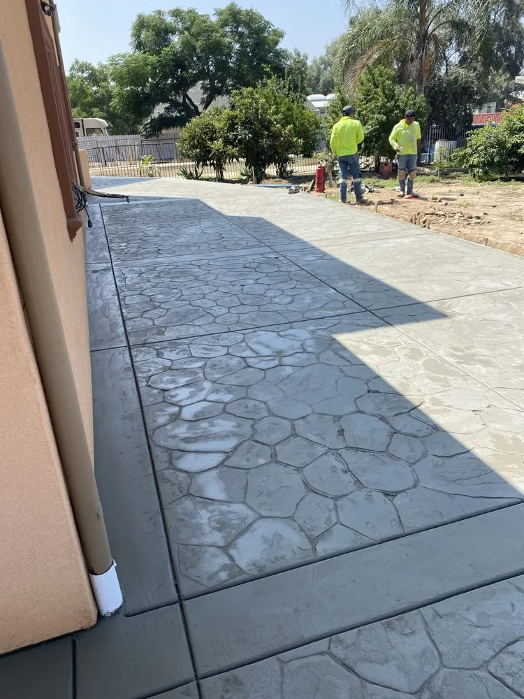 Expert outdoor landscaping for residential properties in Hesperia, CA by Sanchez Concrete