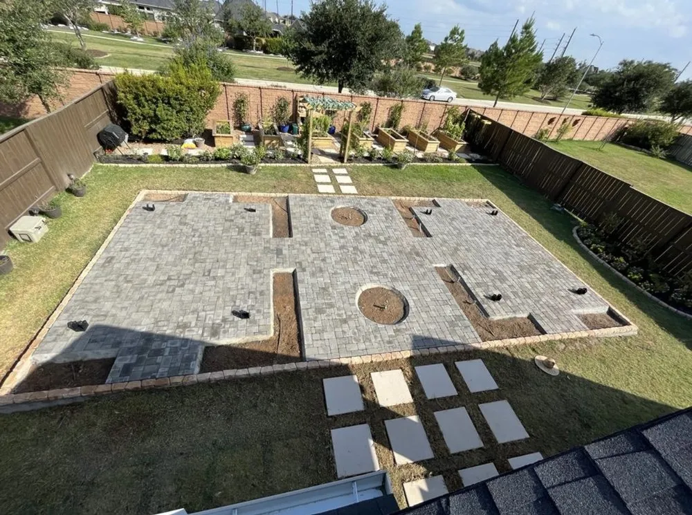 Custom residential landscaping for year-round maintenance across Houston, TX - Sanchez Fencing & More