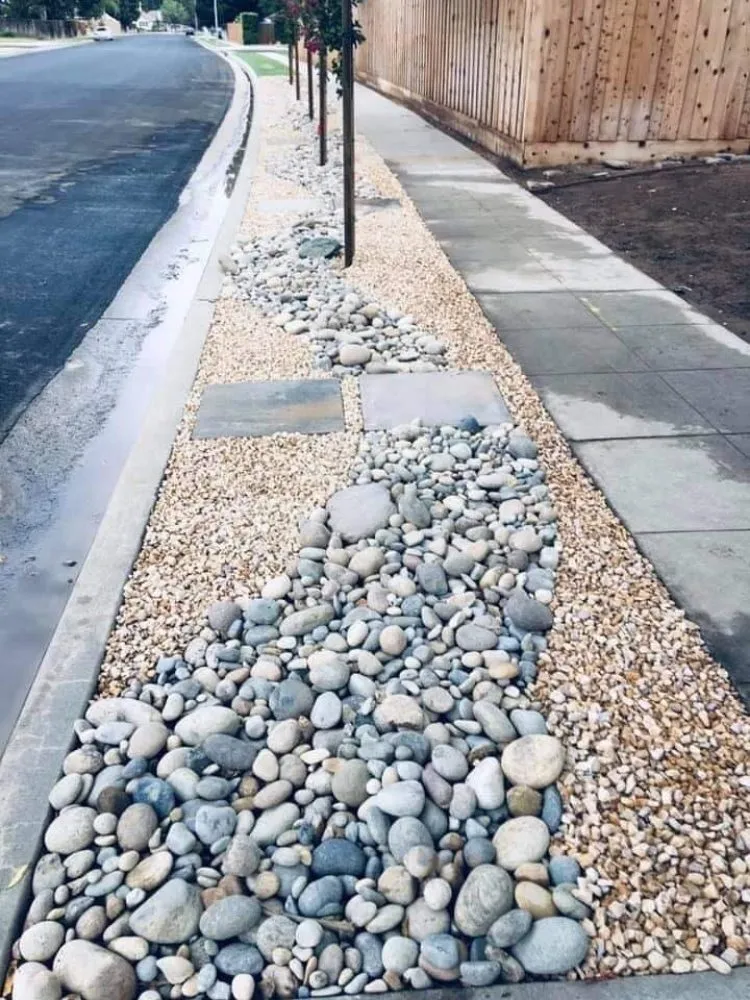 Professional garden landscaping for residential properties in Fresno, CA by Sanchez Land Care